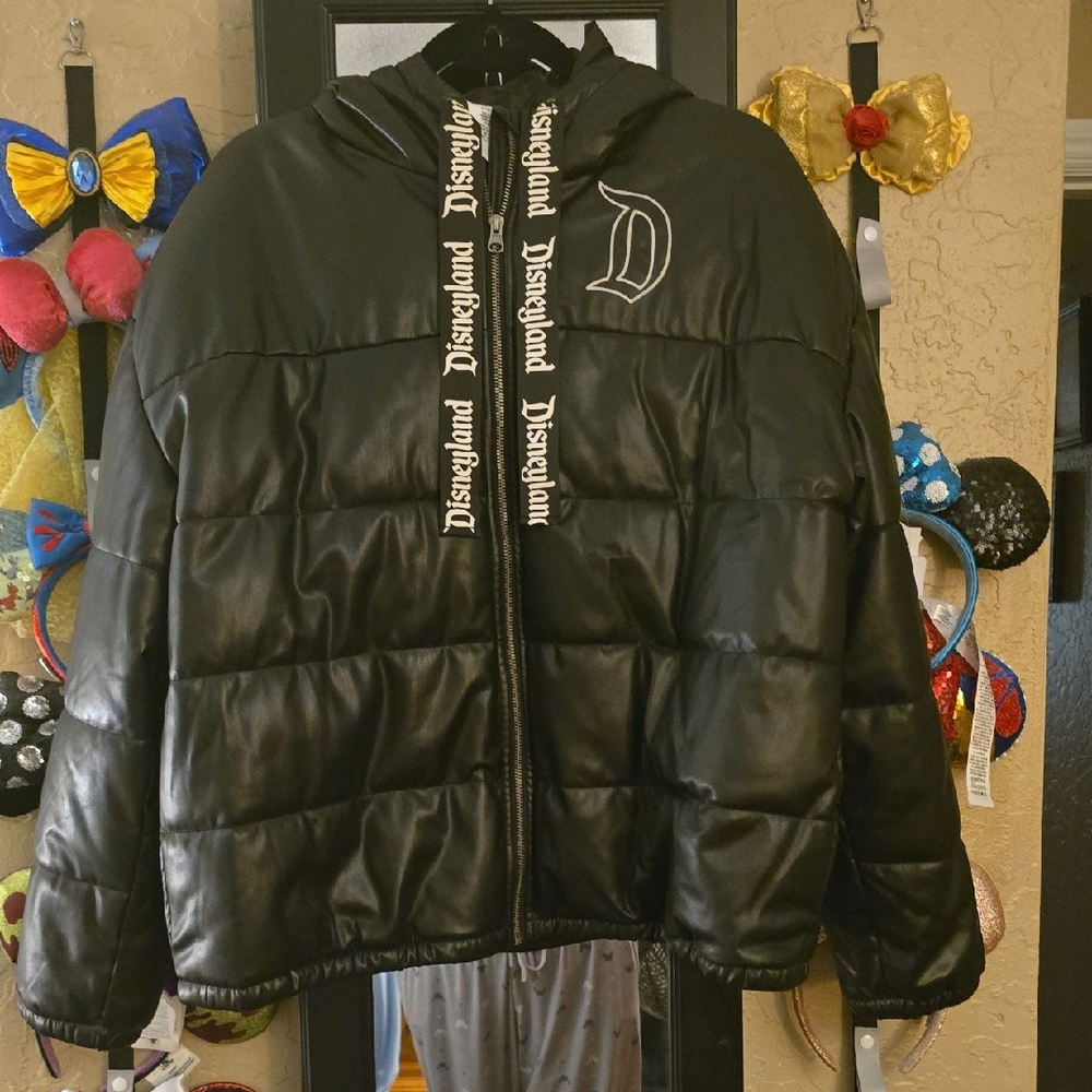 Disney Black Puffer Jacket